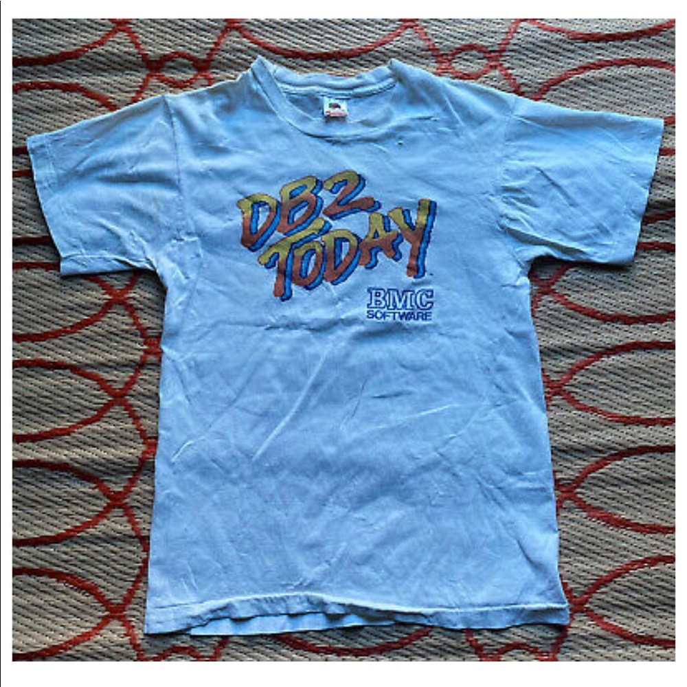 Vintage Bmc Software Db2 Today Singlestitch Tshirt